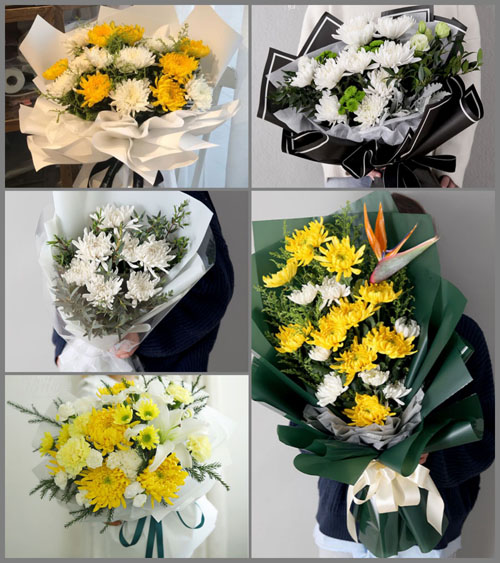 广东肇庆市怀集县闸岗镇白事花束代送